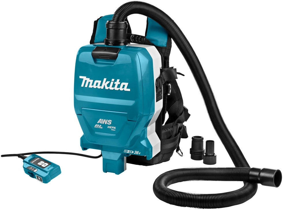 Makita DVC265ZXU 2x18V Backpack Vacuum Cleaner Loose Body