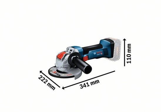 Bosch Professional GWX 18V-8 Cordless Angle Grinder 18V Loose Body - 06019J7001
