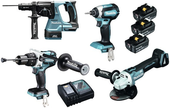 Makita DLX4090TJ1 Battery Combi Set 18V 5.0Ah in Mbox