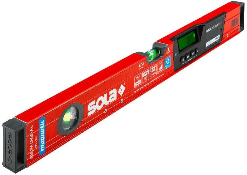 Sola REDM 60 Digital Magnetic Spirit Level with Bluetooth - 01735801