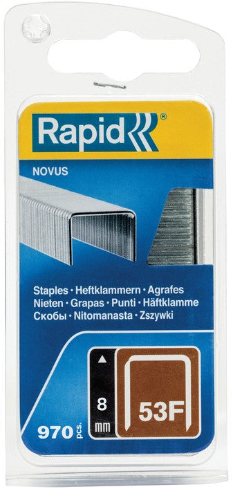 Rapid No. 53F dunne nieten 8 mm - 5000556