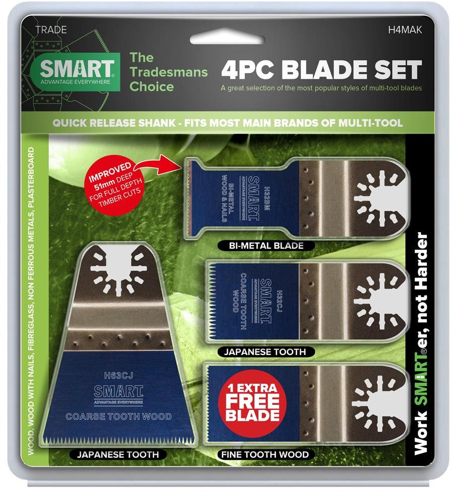 SMART blades Multitool blad assortiment - H4MAK+1