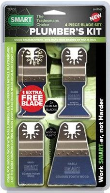 SMART blades Multitool blade assortment - H4PMK+1