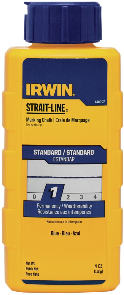 Irwin Blauwe markeerkalk 4 oz/113 g - 64801ZR