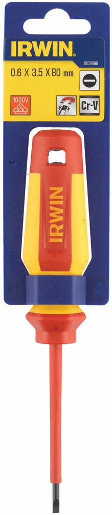 Irwin Screwdriver PARA 3.5 mm x 80 mm - Pro Comfort VDE insulated - 1951868