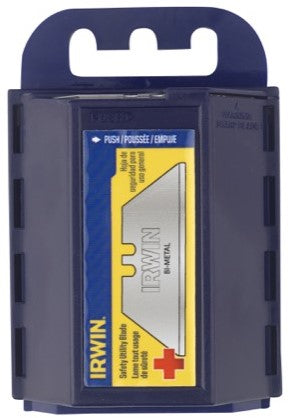 Irwin Bi-metaal blauwe veiligheidsmessen 50 per verpakking, verdeler - 10505824
