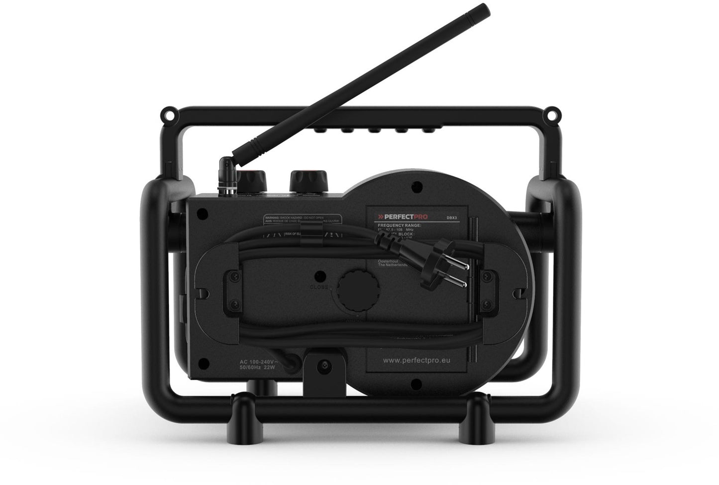 Perfectpro DAB+BOX3 Baustellenradio - Bluetooth - DAB+ - FM - AUX In