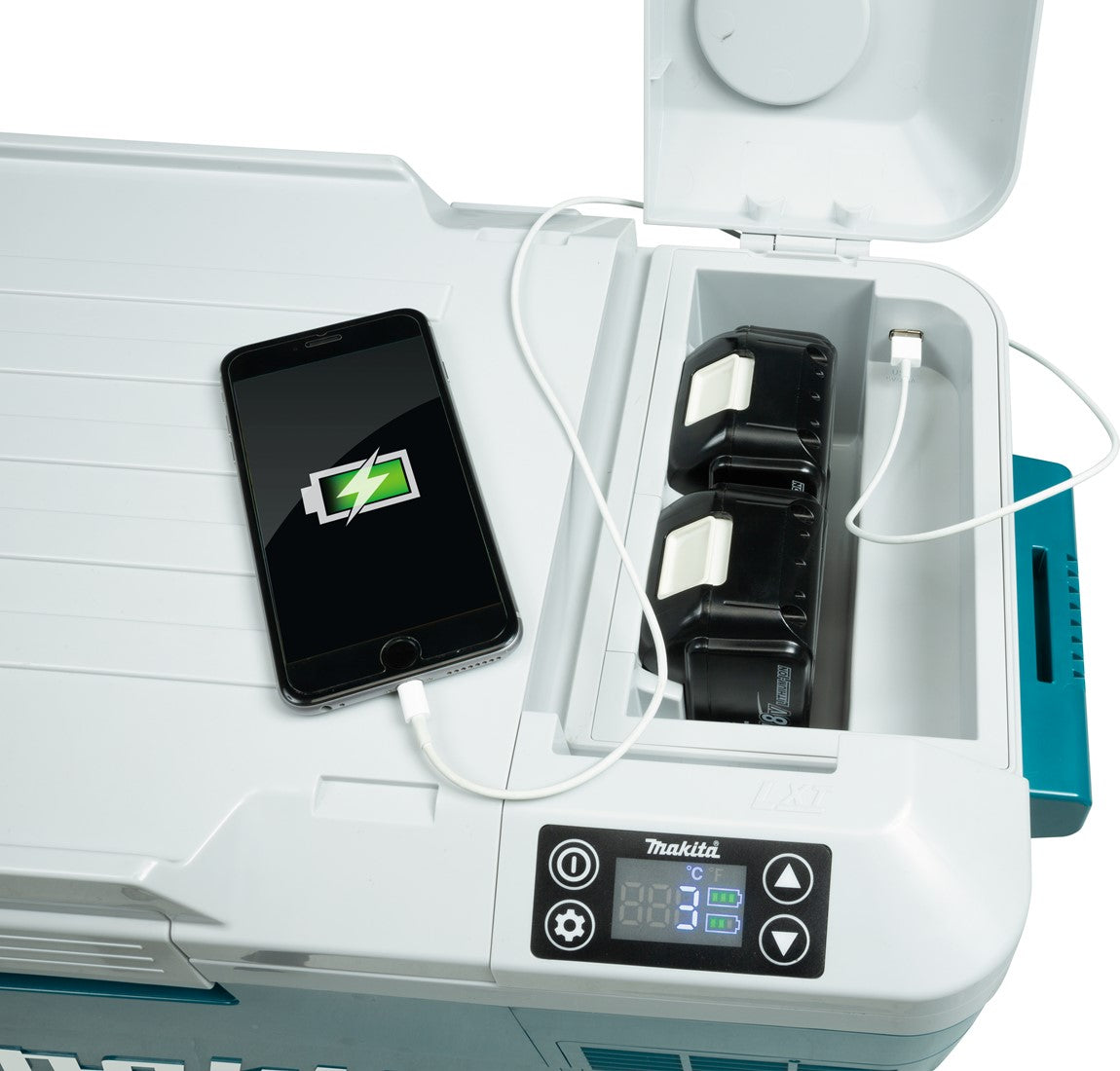 Makita DCW180Z Vries- /koelbox met verwarmfunctie 12V - 230V Losse Body