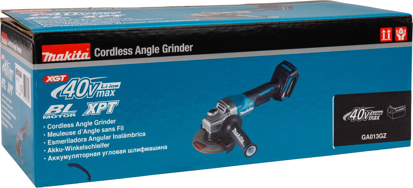 Makita GA013GM201 Cordless Angle Grinder 40V 4.0Ah 125mm in Mbox
