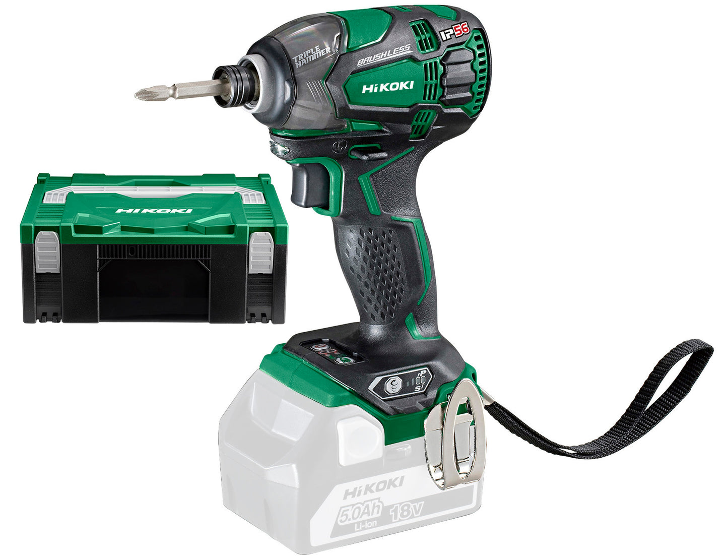 Cordless Impact Driver 207 Nm 18 V Loose Body in HSC II Systainer - WH18DBDL2W2Z