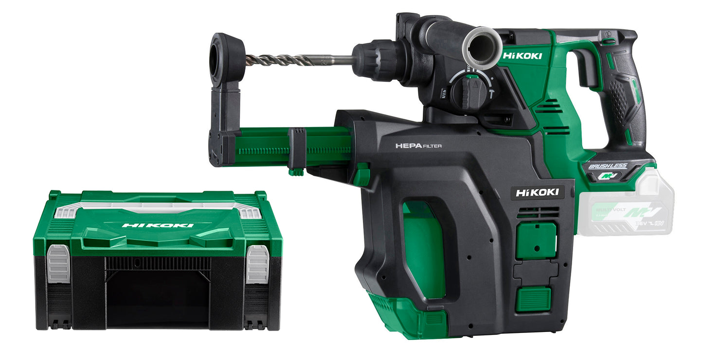 Cordless Hammer Drill 3.0 J 36 V with Dust Extraction Unit in HSC IV Systainer - DH36DPAW2DZ