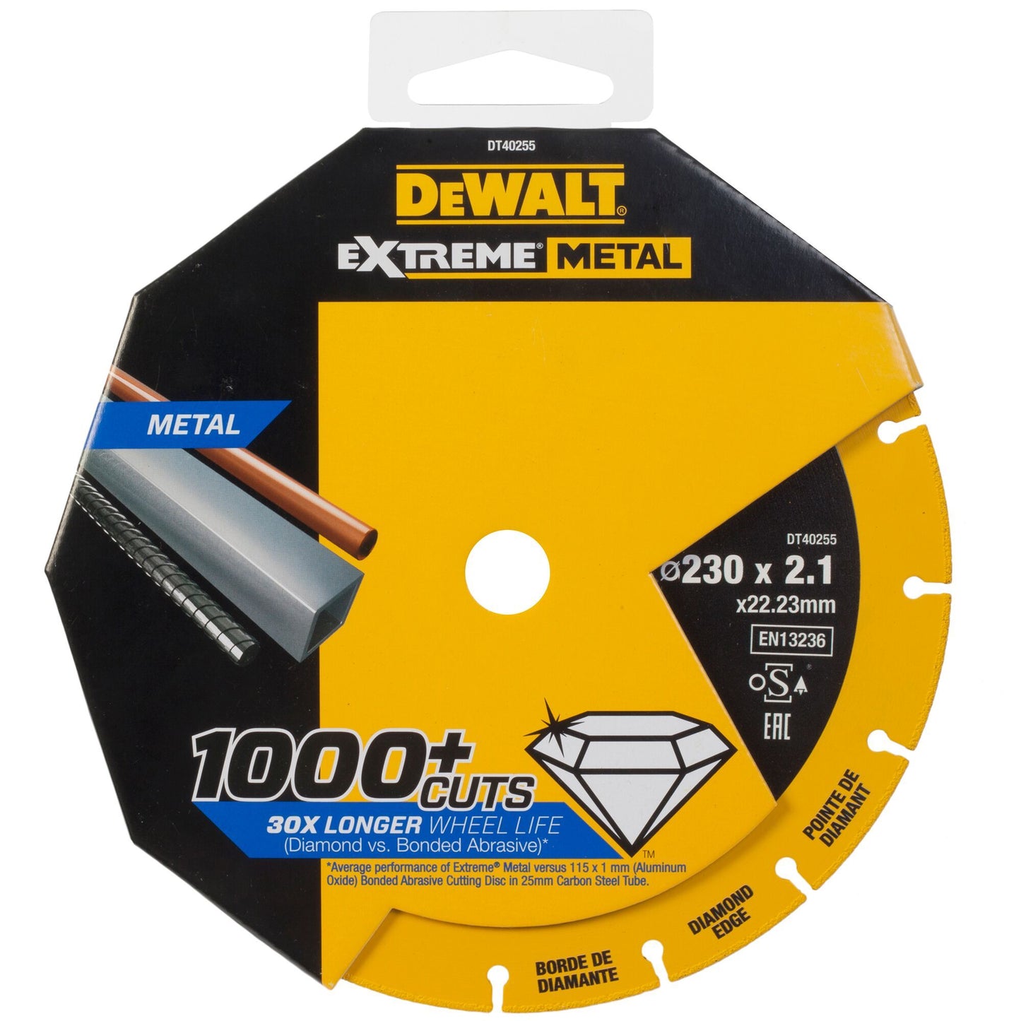 DT40255 Diamantschijf Extreme Metal