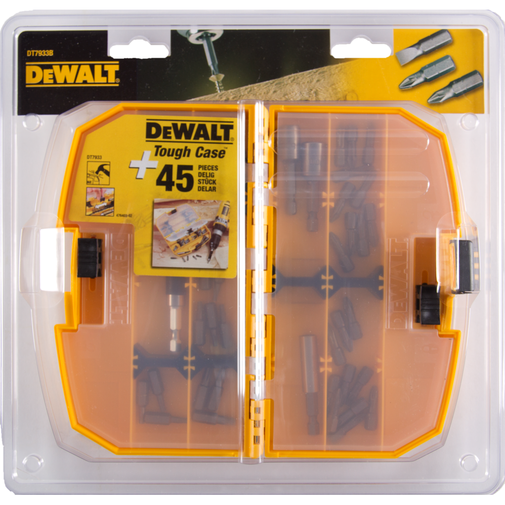 DT7933B Tough Case screwdriver bit set DEW-DT7933B-QZ