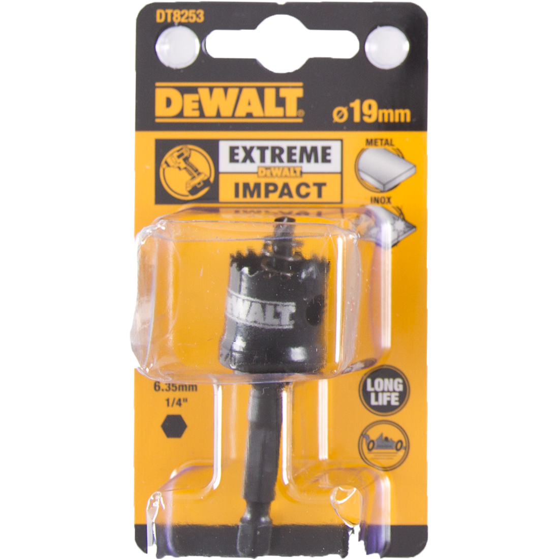 DT8254 Impact Holesaw 22 millimeters DEW-DT8254-QZ