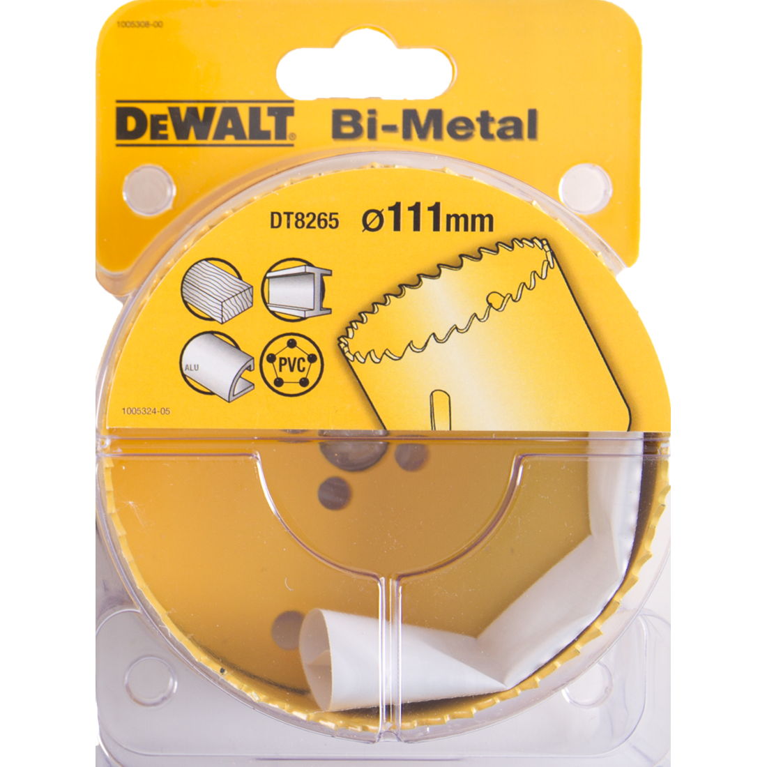 DT8265 Gatenzaag BIM 111 millimeter DEW-DT8265-QZ