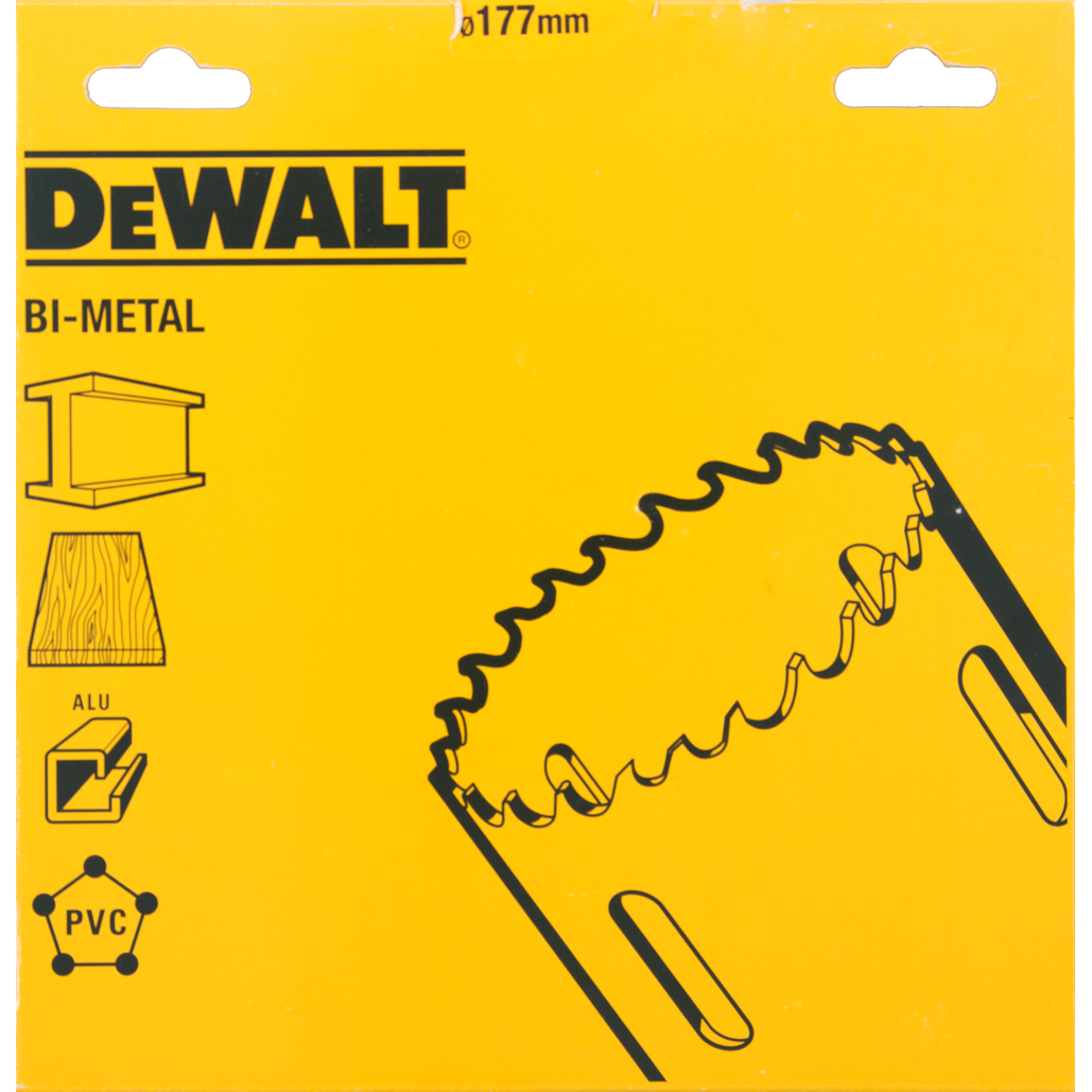 DT8266 Gatenzaag BIM 177 millimeter DEW-DT8266-QZ