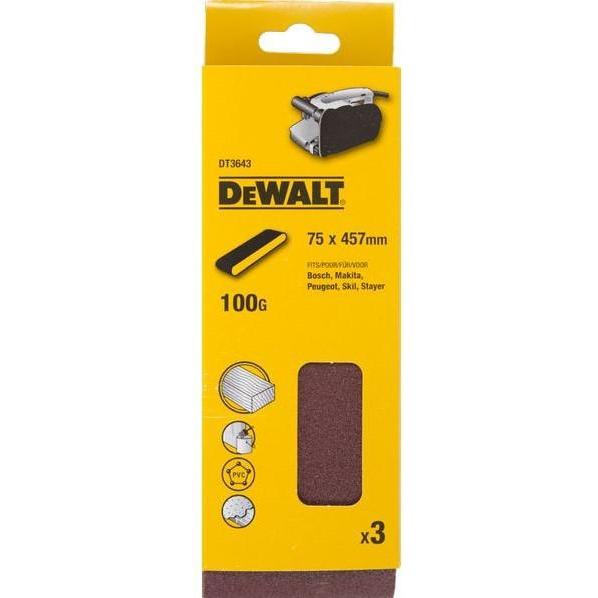 DT3643 P100 Schleifband 75x457mm VE=3