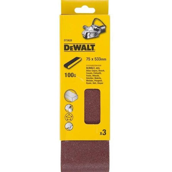 DT3628 P100 Schuurband 75x533mm VE=3