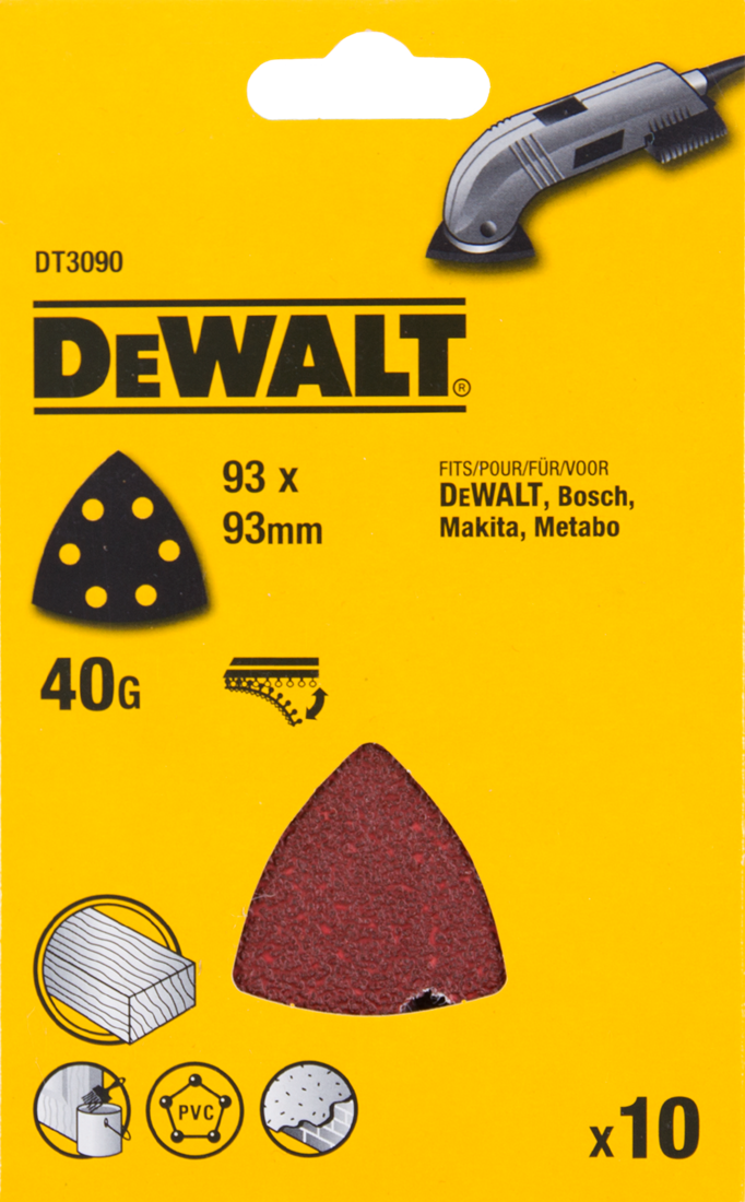 DT3090 P40 Delta sandpaper PU=10