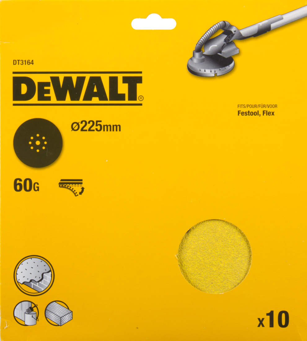 DT3164 Schleifscheibe 225mm VE=10