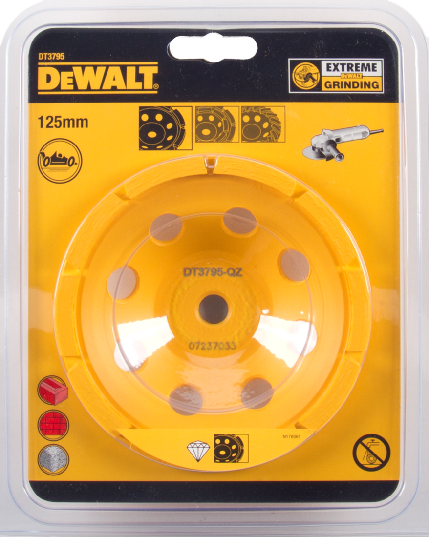 DT3795 Diamantslijpkop 126mm.