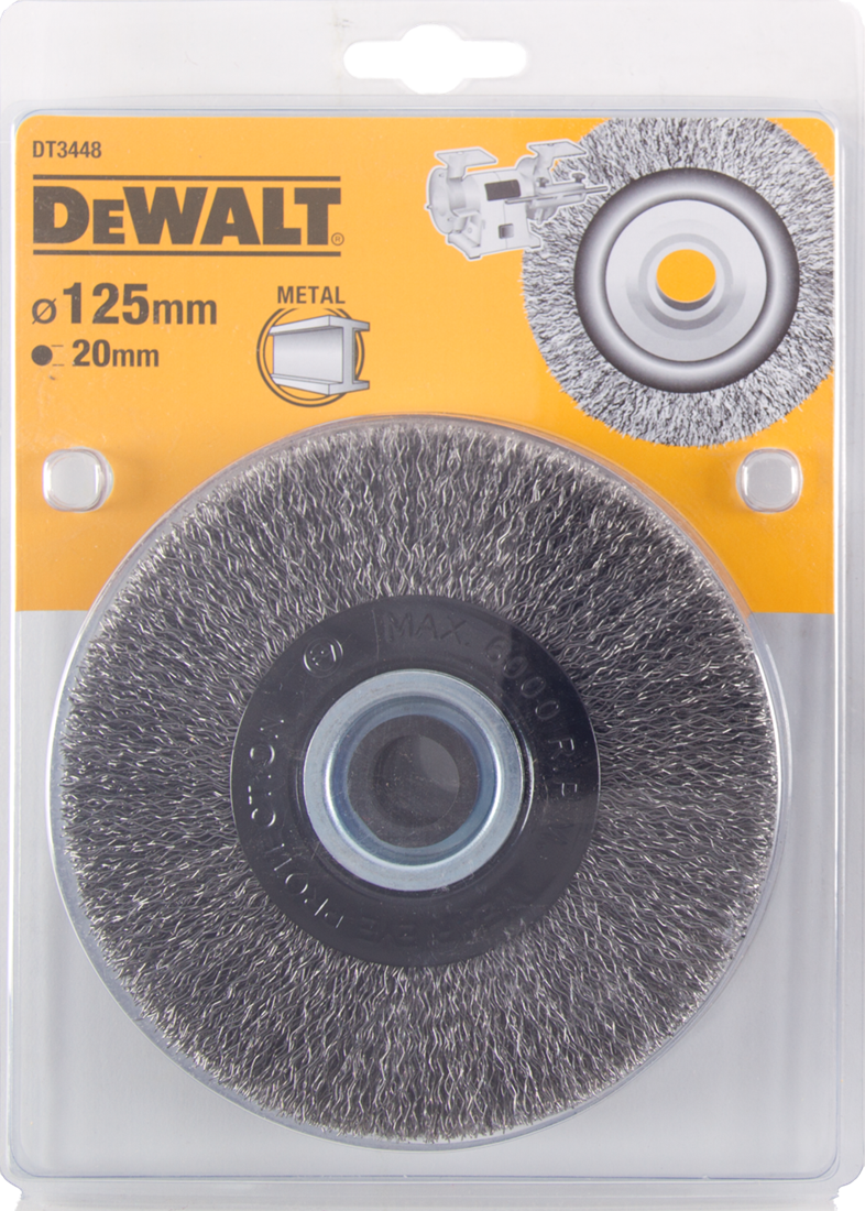 DT3448 Schijfborstel werkbank 125 millimeter DEW-DT3448-QZ