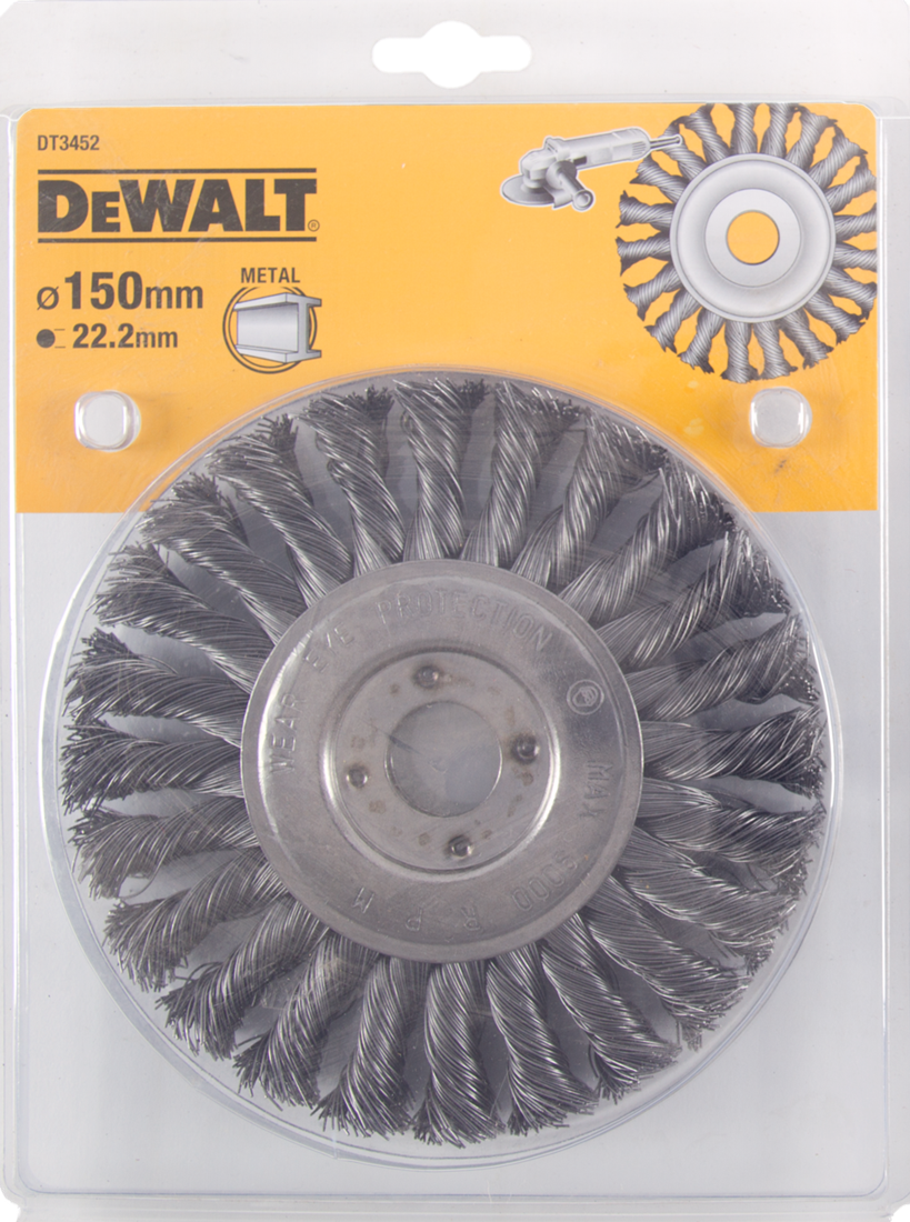 DT3452 Twisted disc brushes angle grinder 150 millimeters DEW-DT3452-QZ