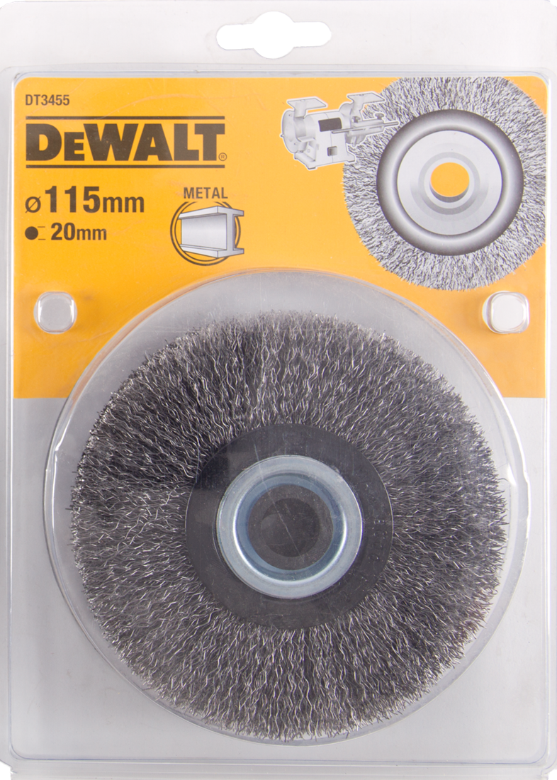 DT3455 Stahldrahtbürsten-Werkbank 115 Millimeter DEW-DT3455-QZ