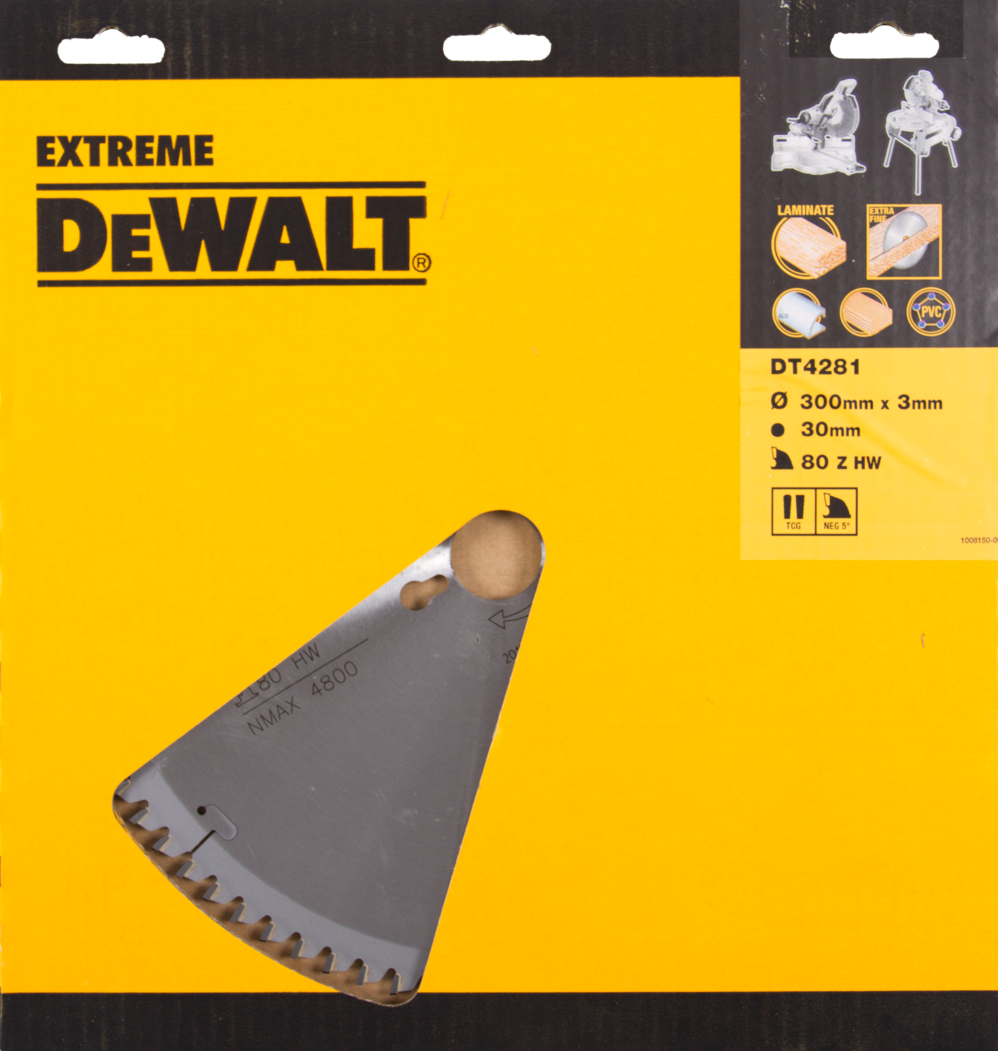 DT4281 Kreissägeblatt TCG 300x30mm 80T Extra feine Ausführung