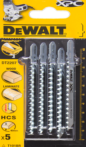 DT2207 Stichsägeblatt T101BR Holz VE=5