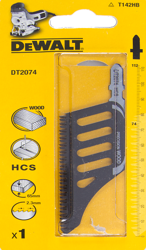 DT2074 Stichsägeblatt T142HB 112mm. VE=1