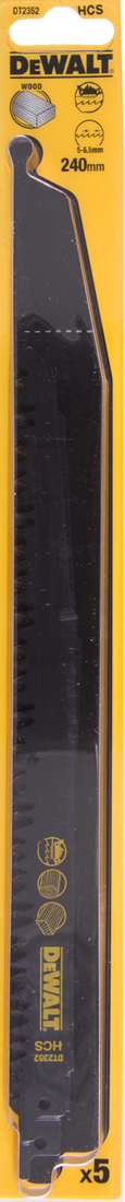 DT2352 Saber saw blade DEW-DT2352-QZ