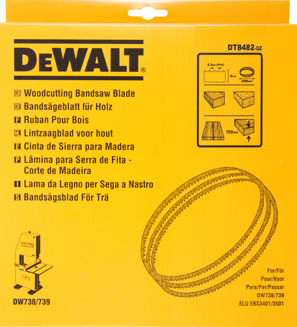 DT8482 Lintzaagblad DEW-DT8482-QZ