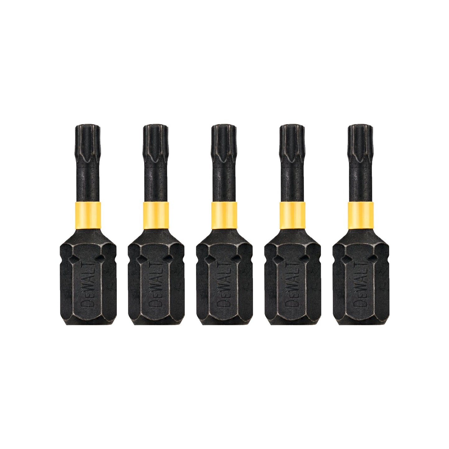 DT7380T Extreme Impact Torsion Screwdriver bits T15 25mm 5 pcs