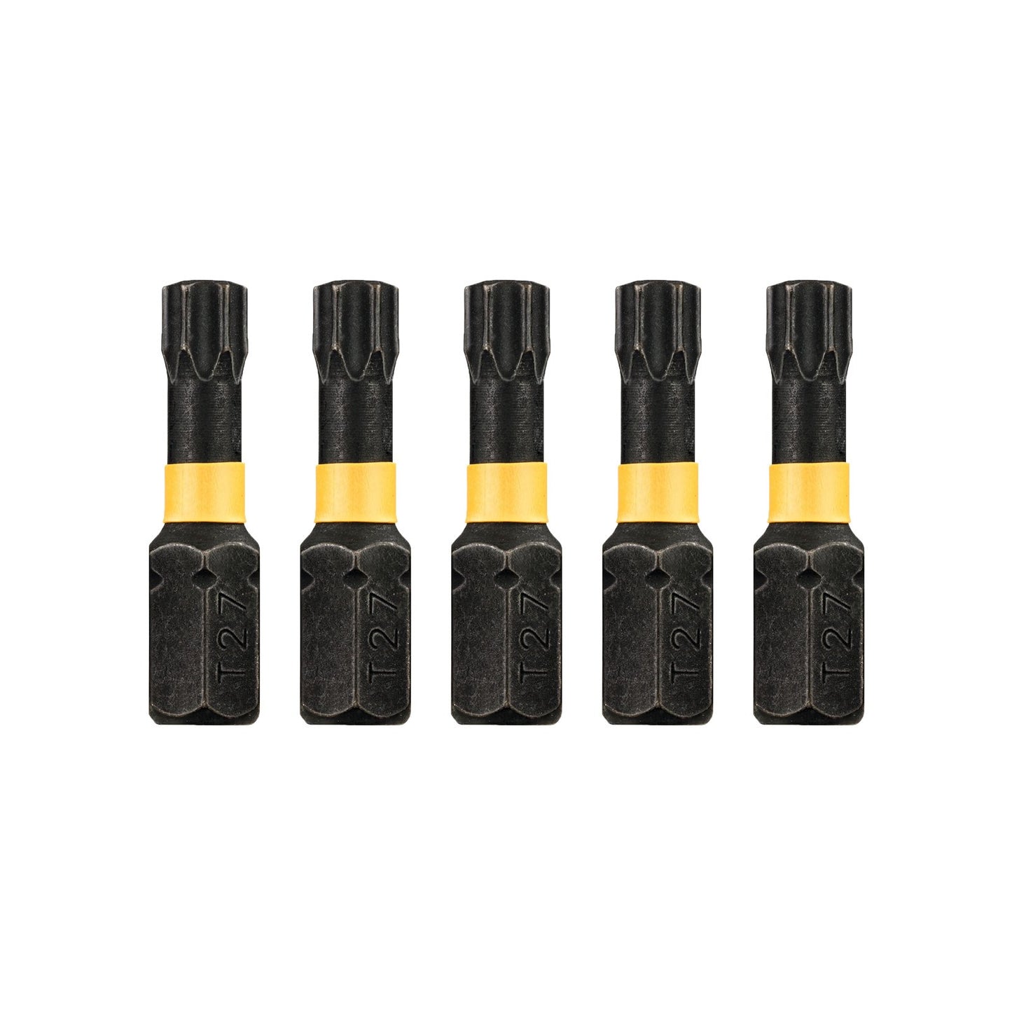 DT7383T Extreme Impact Torsionsschrauben-Bits T27 25 mm 5 Stück
