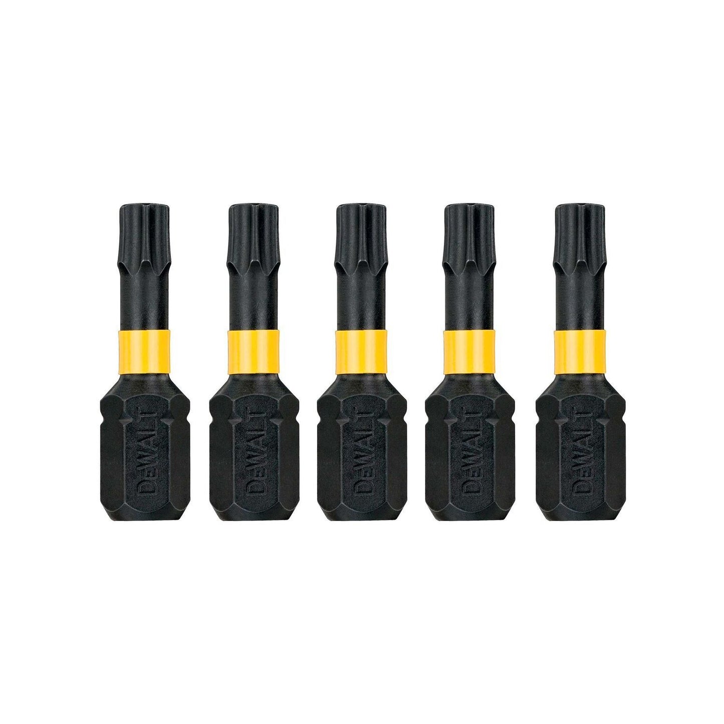 DT7384T Extreme Impact Torsion Screwdriver Bits T30 25mm Pack of 5