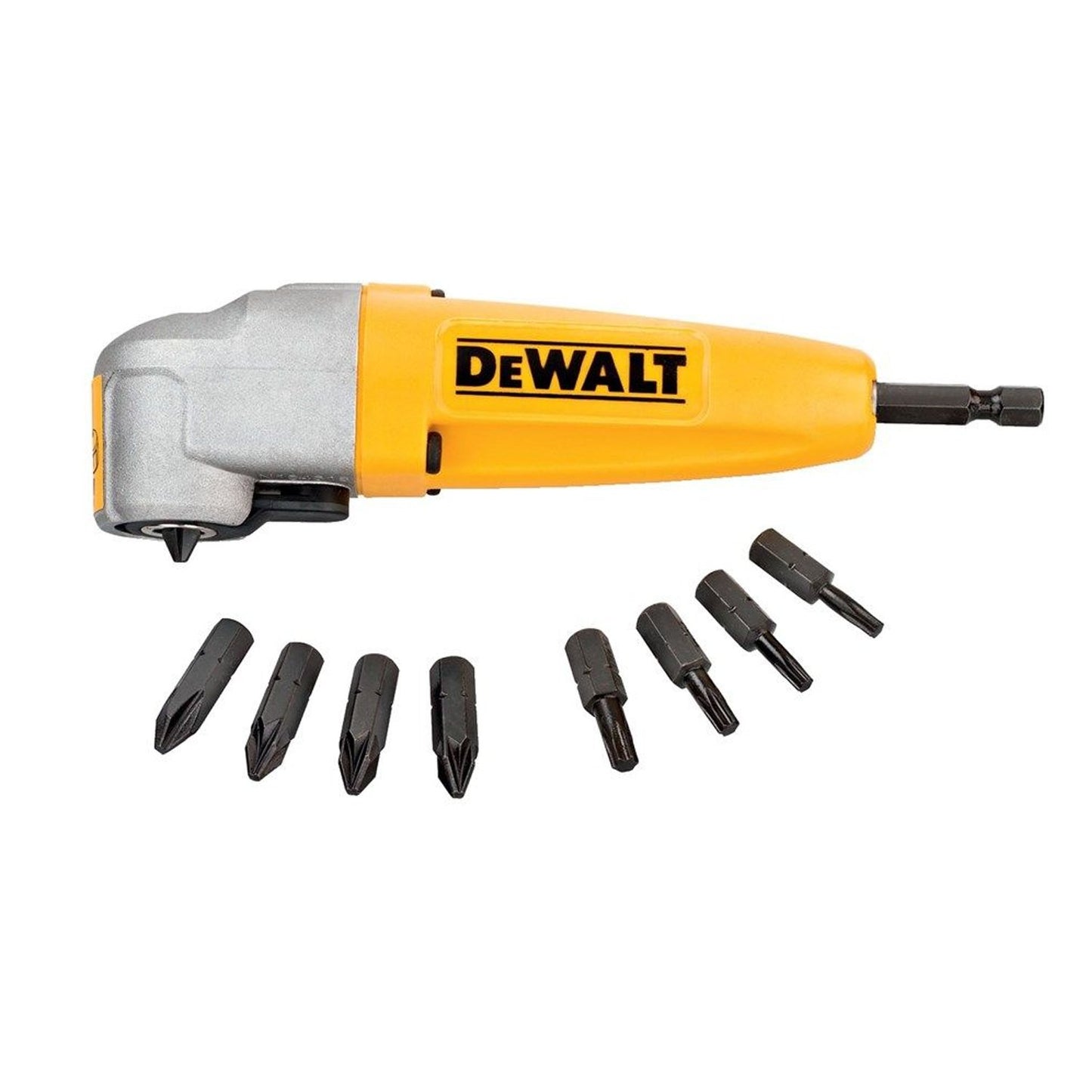 DT70619T Haakse bithouder + 9-delige Schroefbitset Impact Torsion