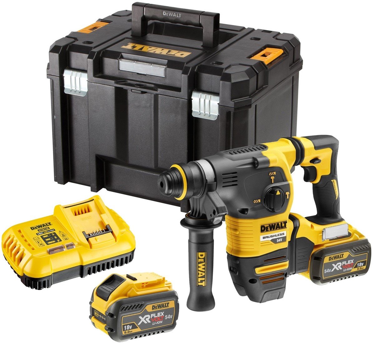 DCH333X2 Combihamer SDS Plus XR FLEXVOLT 54V 9.0Ah Li-Ion