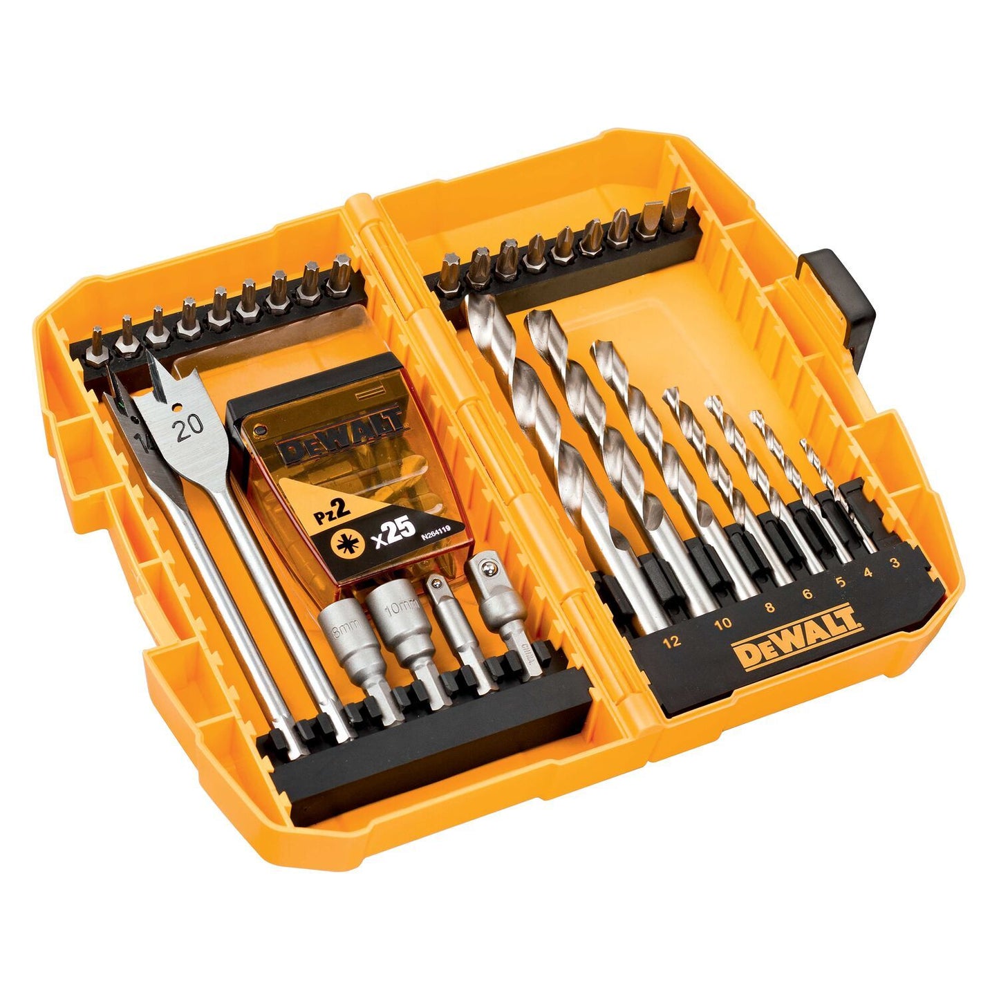 DT71501 56-Delige Schroefbit- en Borenset