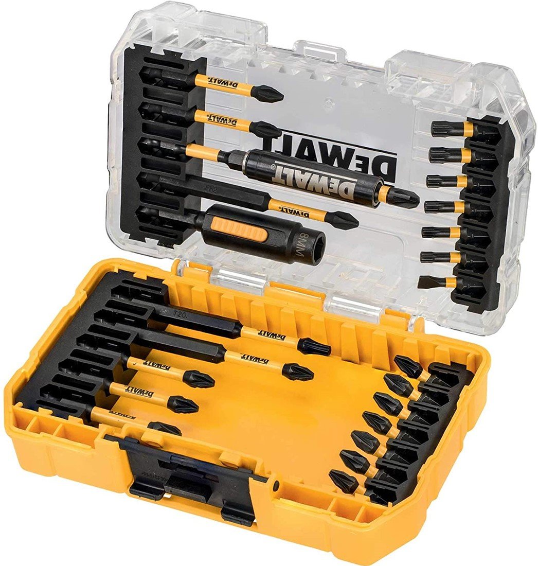 DT70730T-QZ 26-delige FLEXTORQ schroefbitset, TOUGH CASE
