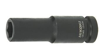 Krachtdop voor bouten met buitenzeskant 1/2" lengte 78 mm, afm. 13 mm, extra smal - 751884