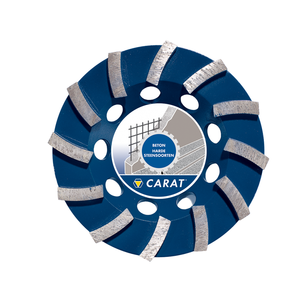 CARAT SLIJPKOP BETON Ø115x22,23 MM DUSTEC®, DG CLASSIC