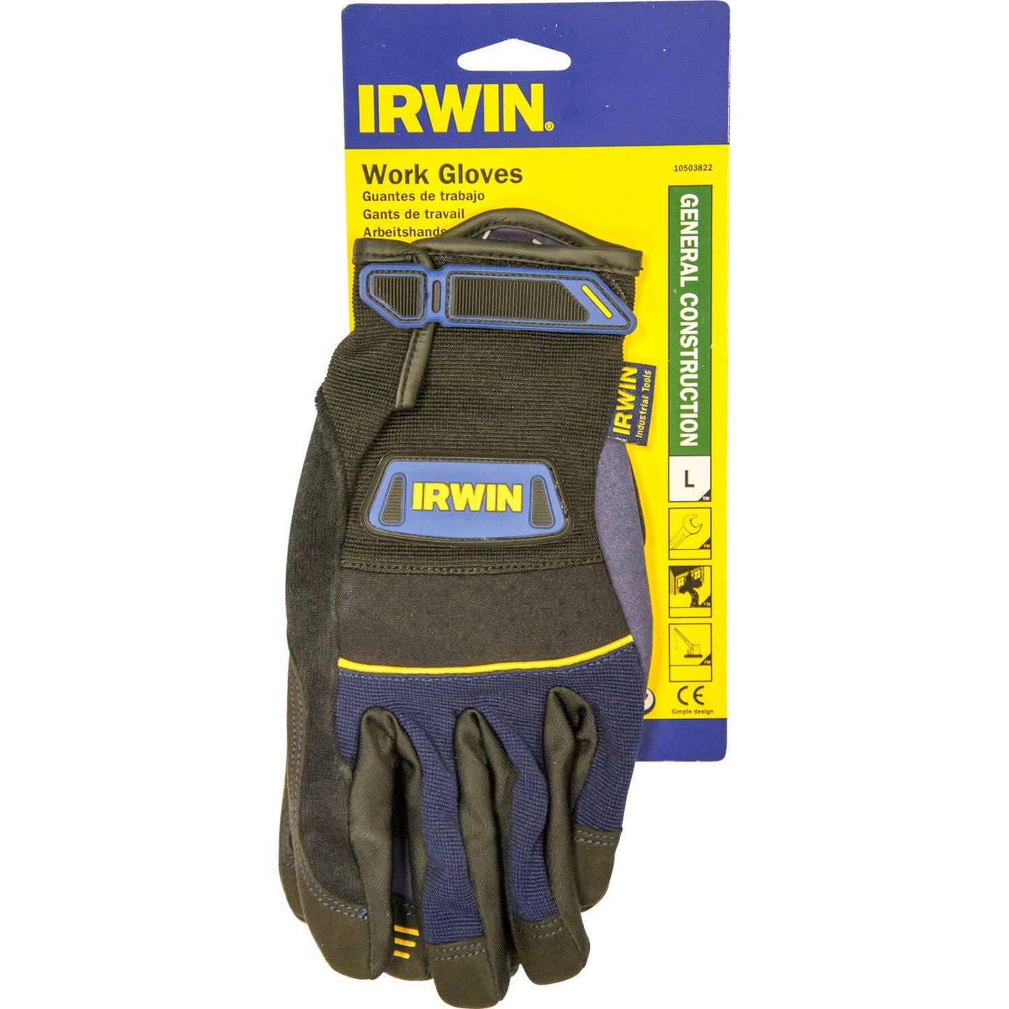 Irwin Handschoenen voor algemene bouwwerkzaamheden, L - 10503822