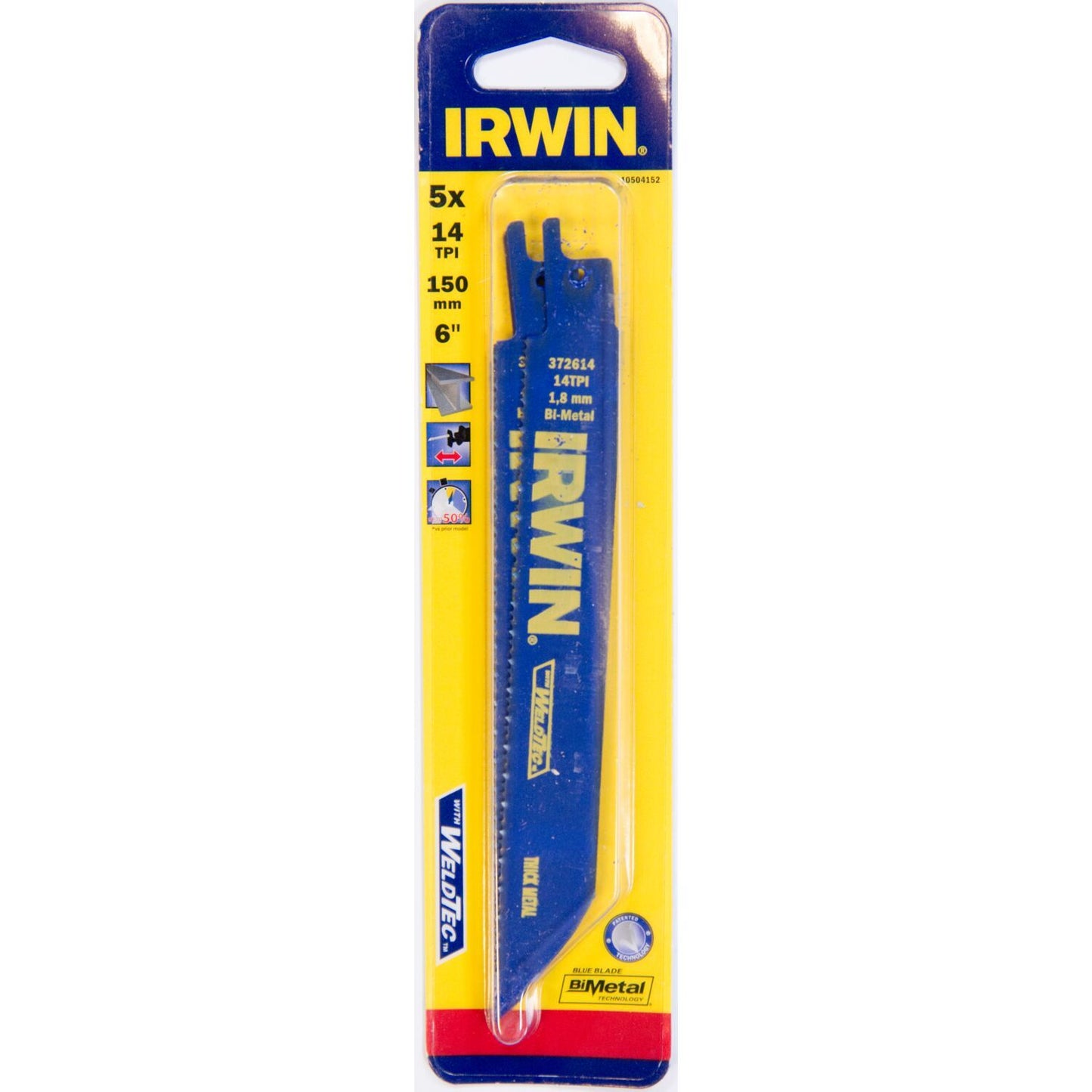 Irwin 614R 6"" / 150 mm 14TPI, Metaalzagen - 10504152