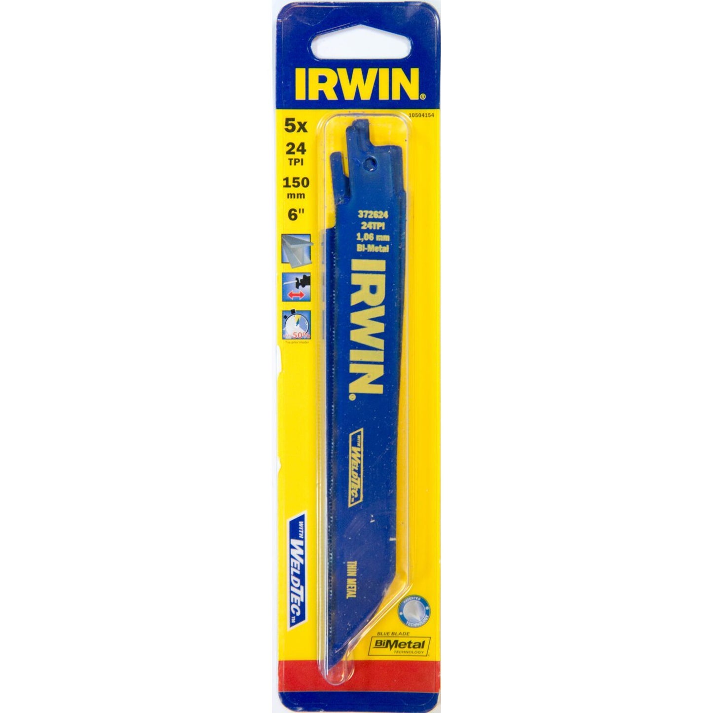 Irwin 624R 6"" / 150mm 24TPI, Hacksaws - 10504154