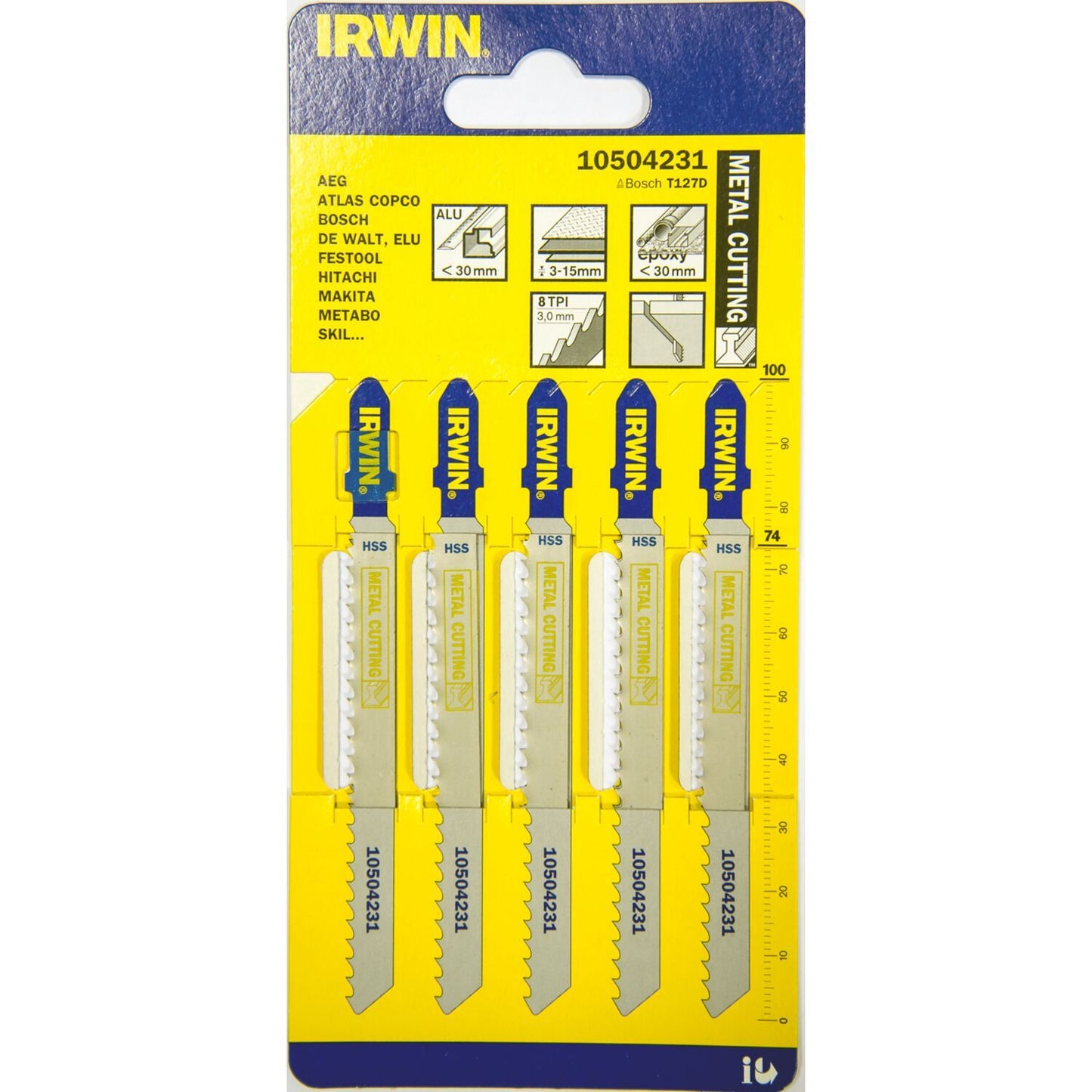 Irwin HSS, 100 mm, 8 TPI, T127D, Bügelsägen - 10504231