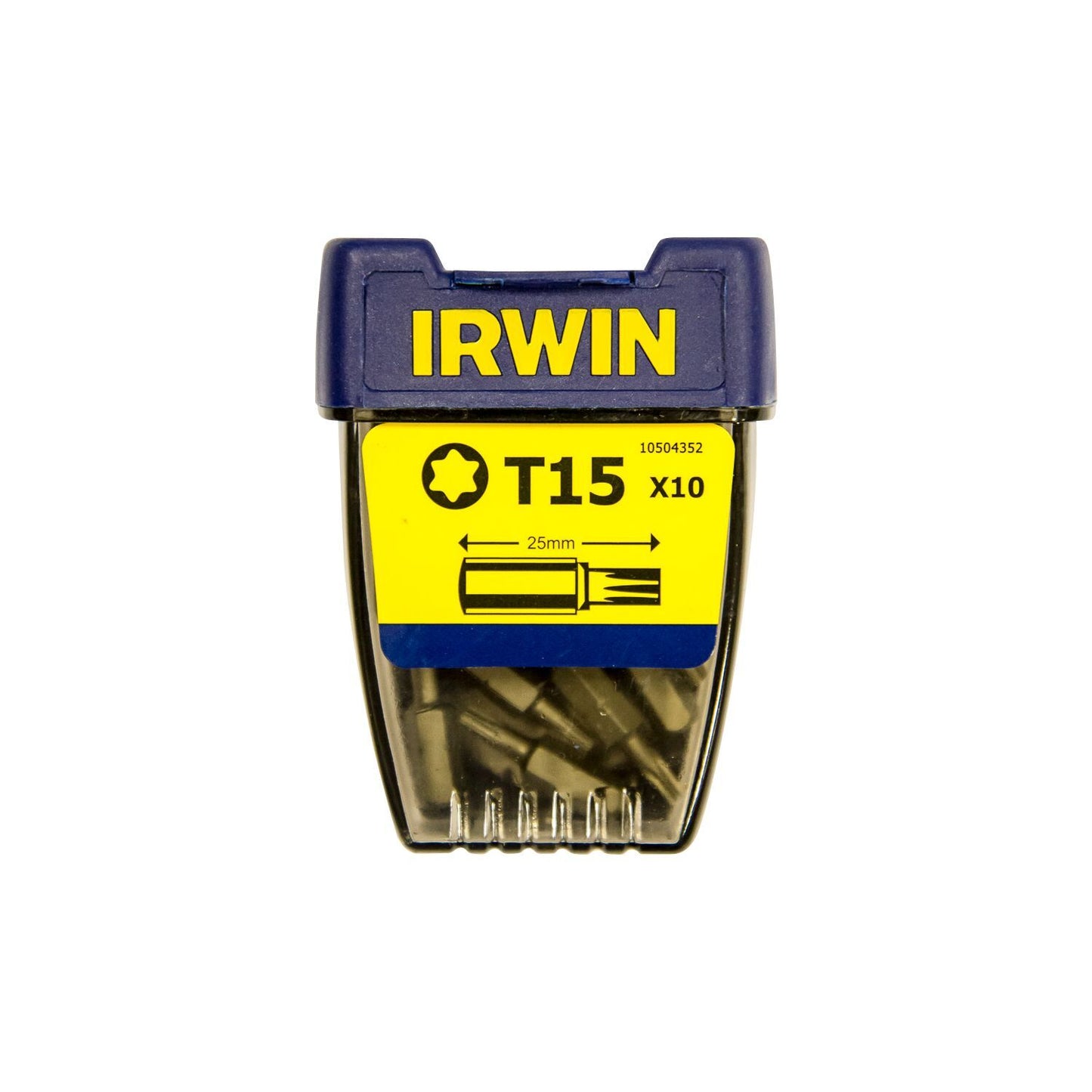 Irwin Torx T15 - 1/4”/25 mm - 10 st. - 10504352