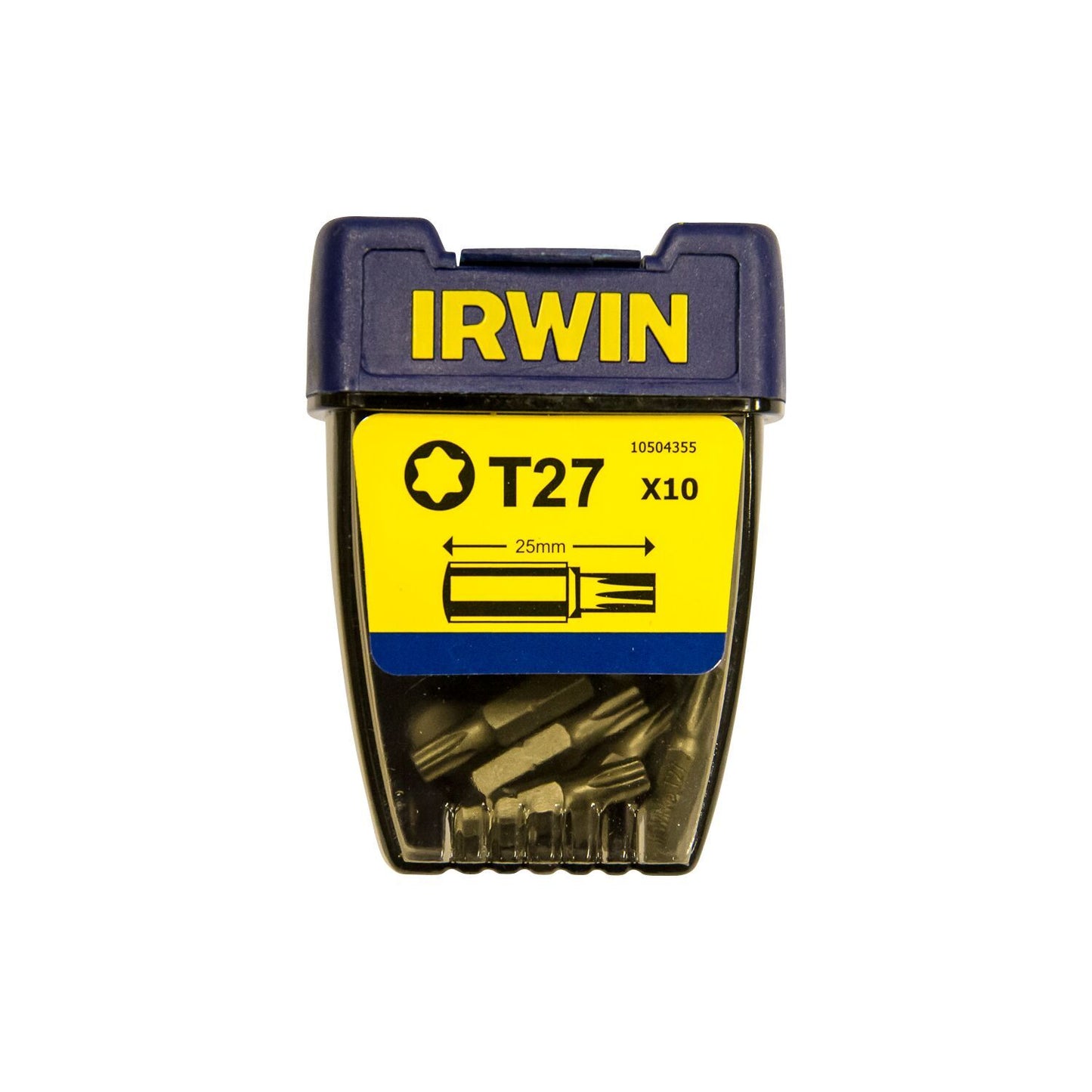 Irwin Torx T27 - 1/4”/25mm - 10 pieces - 10504355