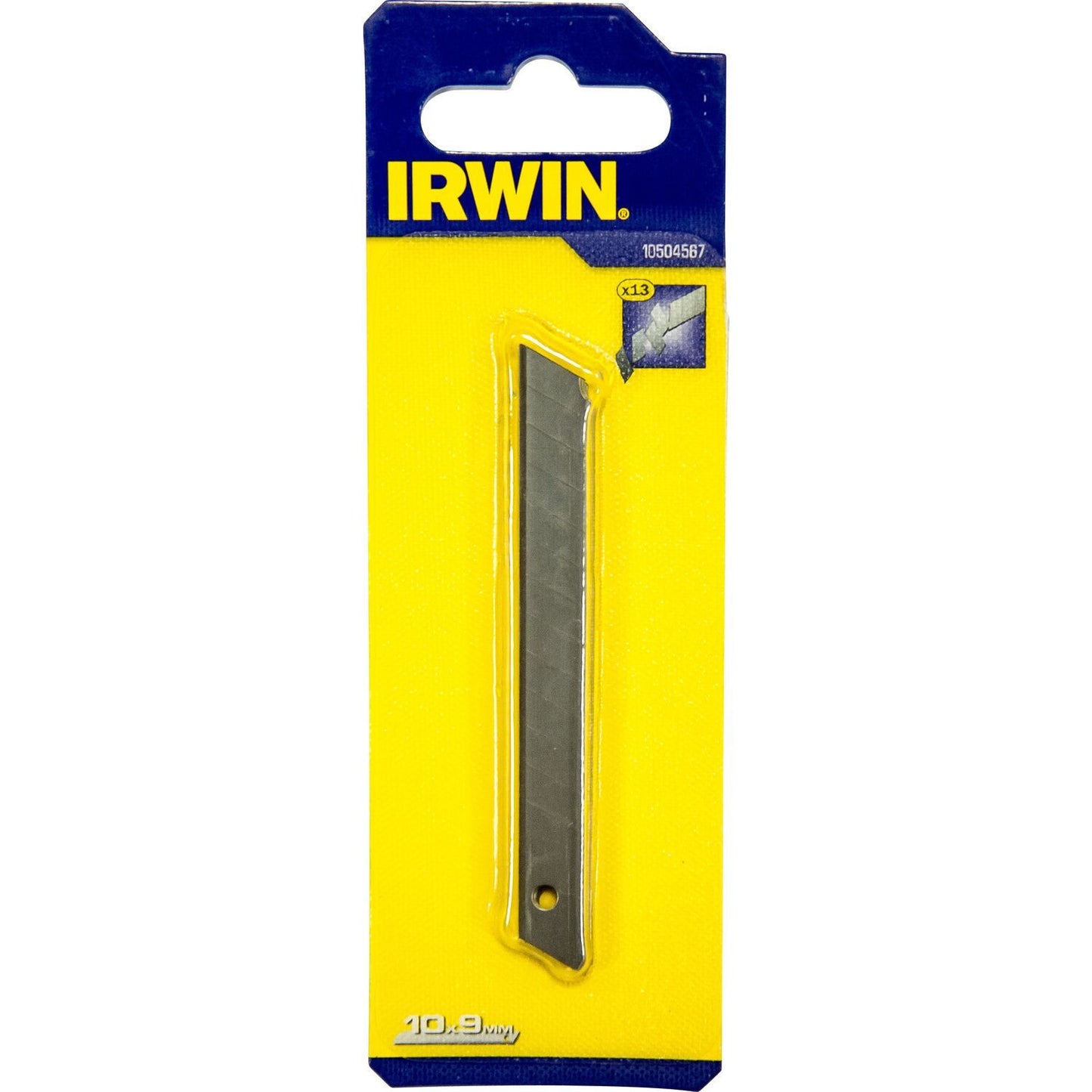 Irwin Koolstofstalen afbreekmessen 9 mm 10 per verpakking - 10504567