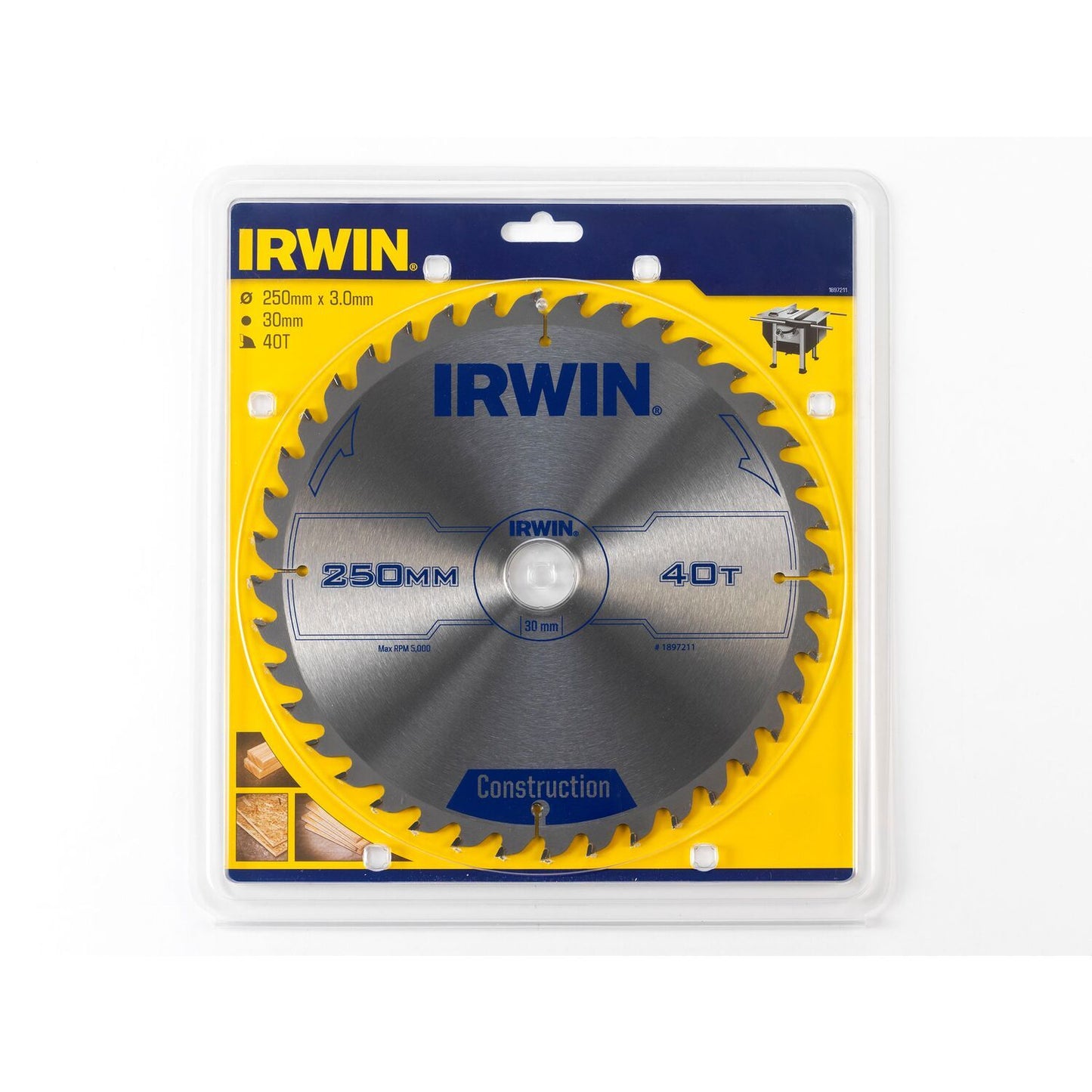 Irwin CZB 250MM/40T- Achsloch 30MM - 1897211